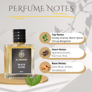Black Oudh Perfume - Arabic Woody Fragrance