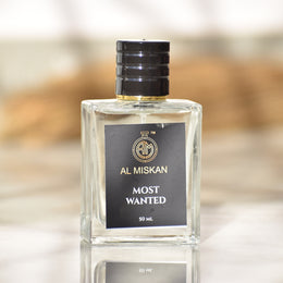 MOST WANTED Eau de Parfum – Warm Spicy Toffee & Amberwood Fragrance for Men