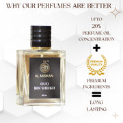 OUD BIN SHEIKH Unisex Eau de Parfum – Floral, Smoky & Woody Fusion
