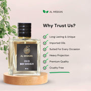 OUD BIN SHEIKH Unisex Eau de Parfum – Floral, Smoky & Woody Fusion
