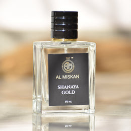 SHANAYA GOLD Unisex Perfume – Bold Dates, Vanilla & Amberwood Blend