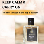 SHANAYA GOLD Unisex Perfume – Bold Dates, Vanilla & Amberwood Blend